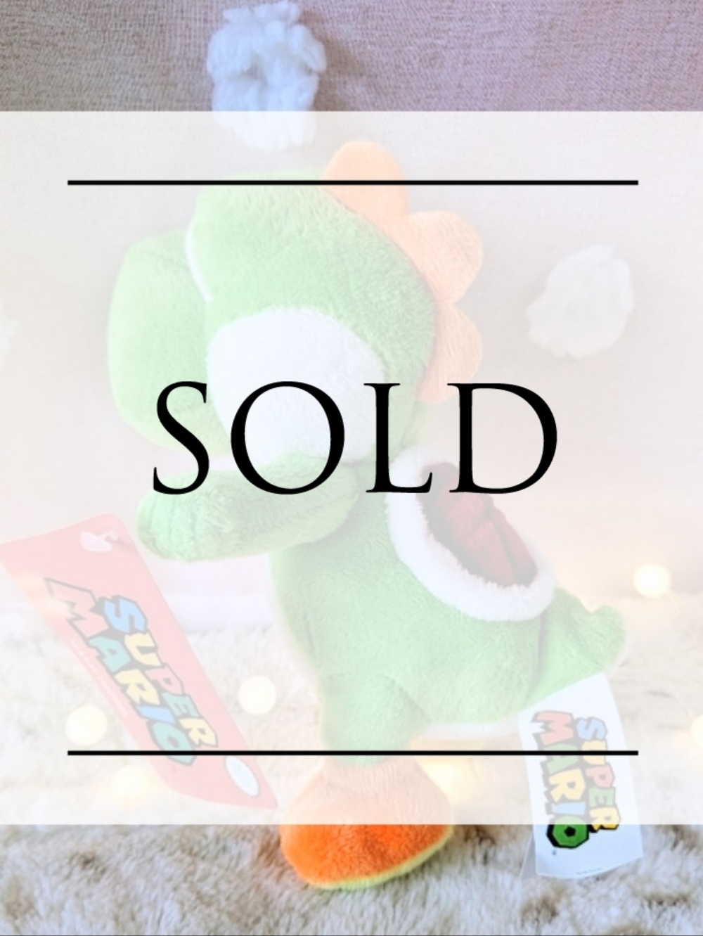SOLD** Yoshi 2017 Nintendo Plushie